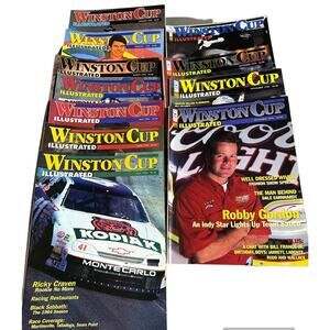 Winston Cup Illustrated 1996 NASCAR Magazines Jarrett Elliott Gordon No October